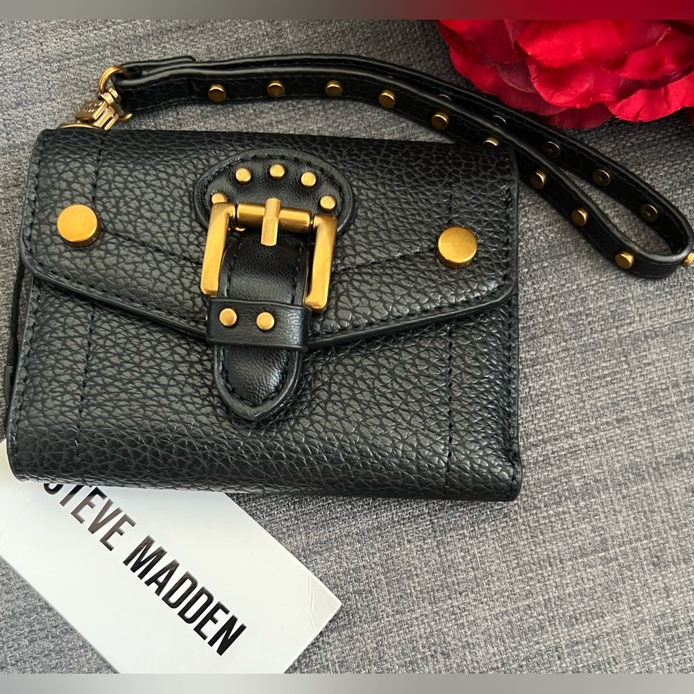 NWT STEVE MADDEN BWESTEN WALLET WRISTLET CARD HOLDER CASE ORGANIZER - Picture 1 of 6
